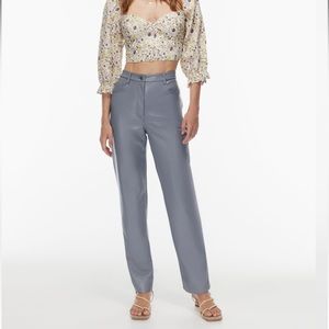 Wilfred The Melina Pant Size 8 Tall - Ardoise (Lilac Purple) VEGAN LEATHER!!!!